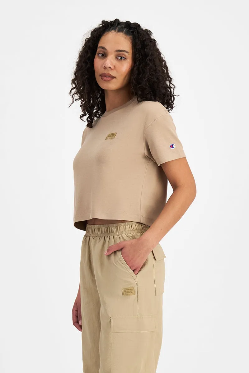 Easy Wear Style Champion Women's Rochester Base Tan Tee
