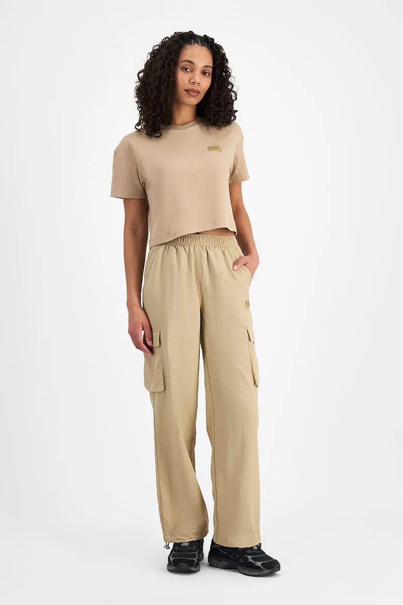Glossy Look Active Fashion Champion Women's Rochester Base Tan Tee