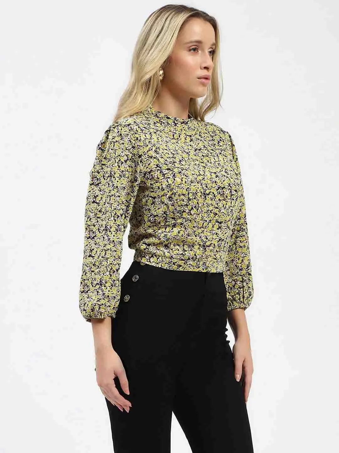 One-Piece Wear FlexibleCollarDesign Madame Citrus Top
