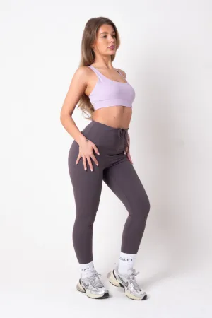 Hybrid High Waisted Leggings Blackberry Body Shaping Postpartum Fit