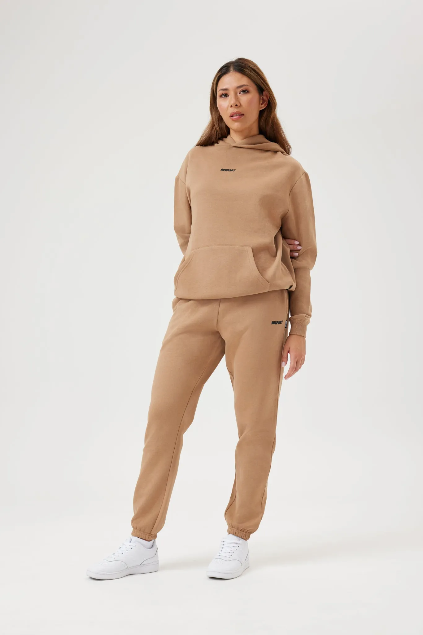 Insport Unisex Frankie Caramel Trackpants Classic Comfort Vintage Wash