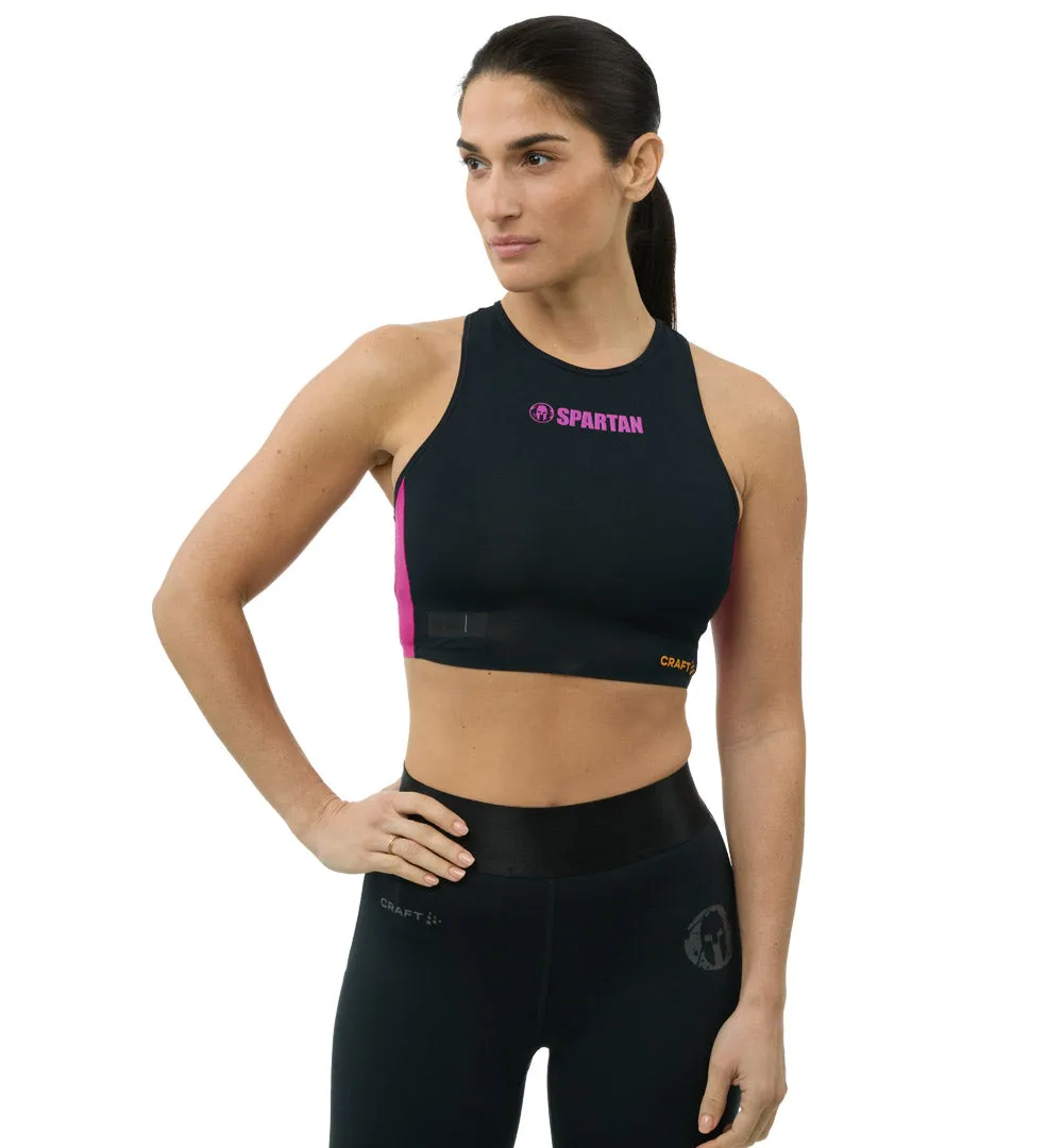 SPARTAN by CRAFT Hypervent Cropped Top - Women's AntimicrobialCoating