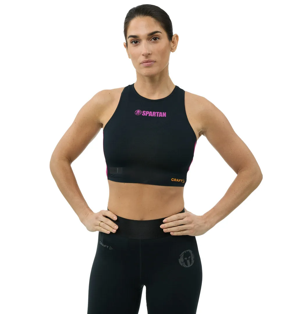 SPARTAN by CRAFT Hypervent Cropped Top - Women's Light Layer