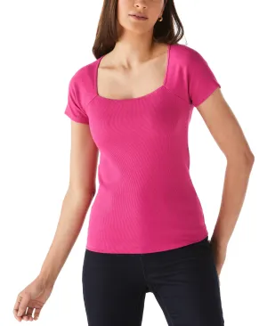 NonSlip Grips Queen Glow Ribbed Square Neck Tee