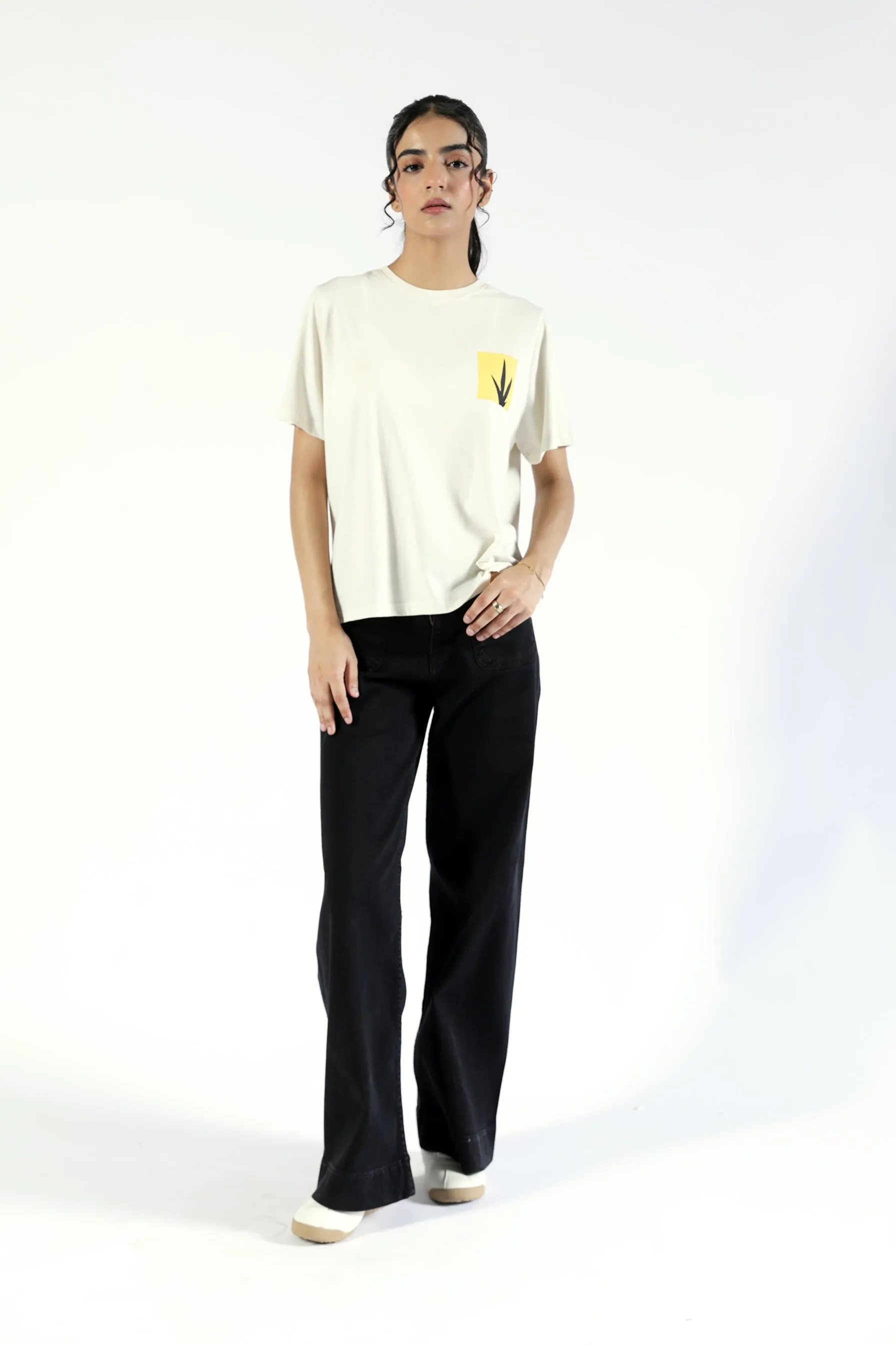 REGULAR FIT GRAPHIC TEE FadeResistant Silent Mood