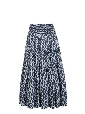 Charlie Skirt In Elysia Waves Street Vibe