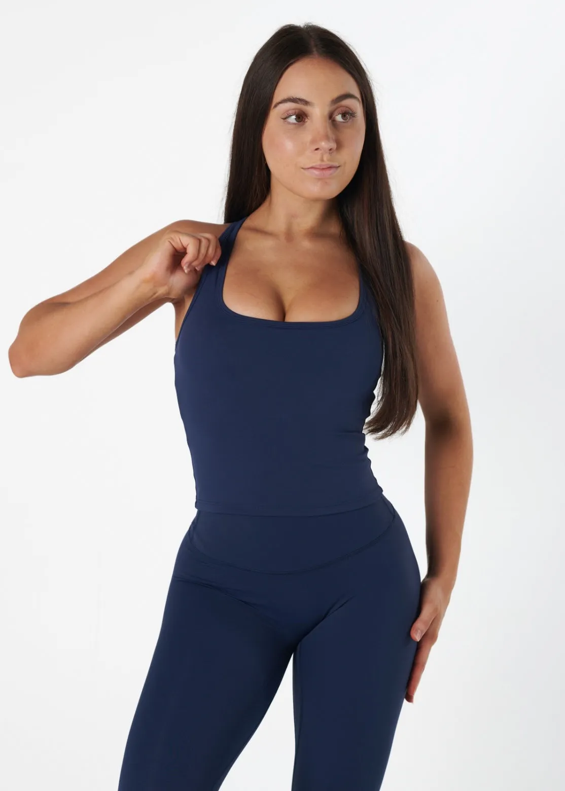QuickRelease Closures Comfortable Outfit ACTIVE BASIC TANK  - NAVY