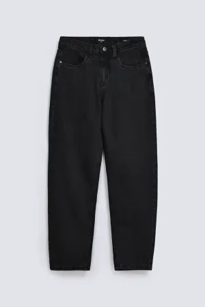 BARREL FIT DENIM Ventilated Mesh Lining Ripstop Texture
