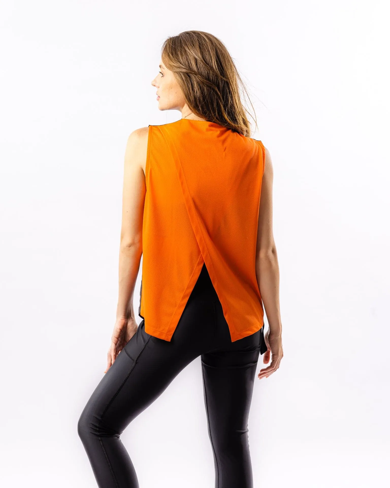 4 Way Stretch Fabric Mesh Back Motion Tank Top