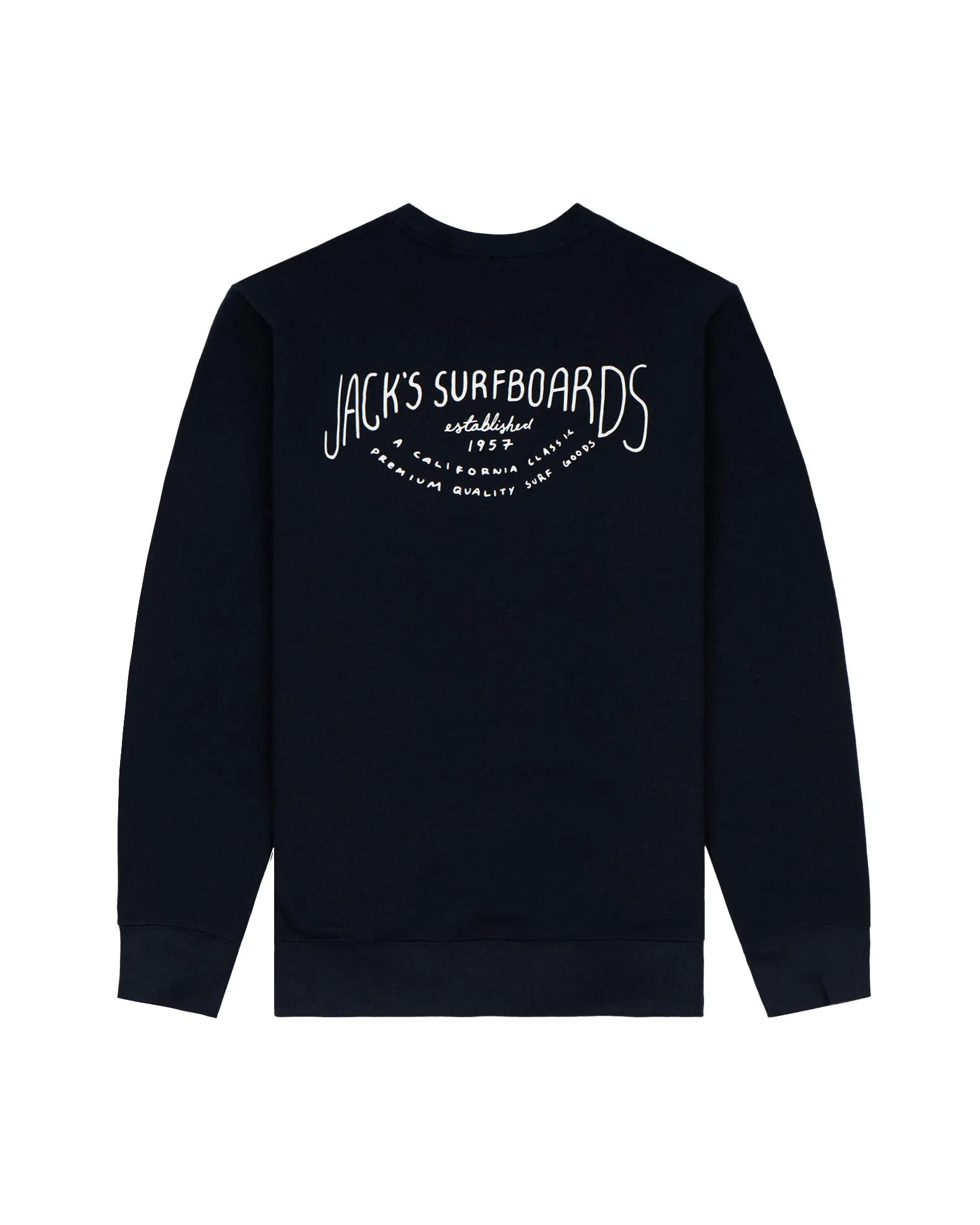 Women's Classic Crescent Crewneck Sweatshirt fringe accents
