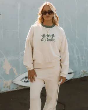 Triple Palms Crewneck Sweatshirt - Whitecap Travel Companion pattern trend