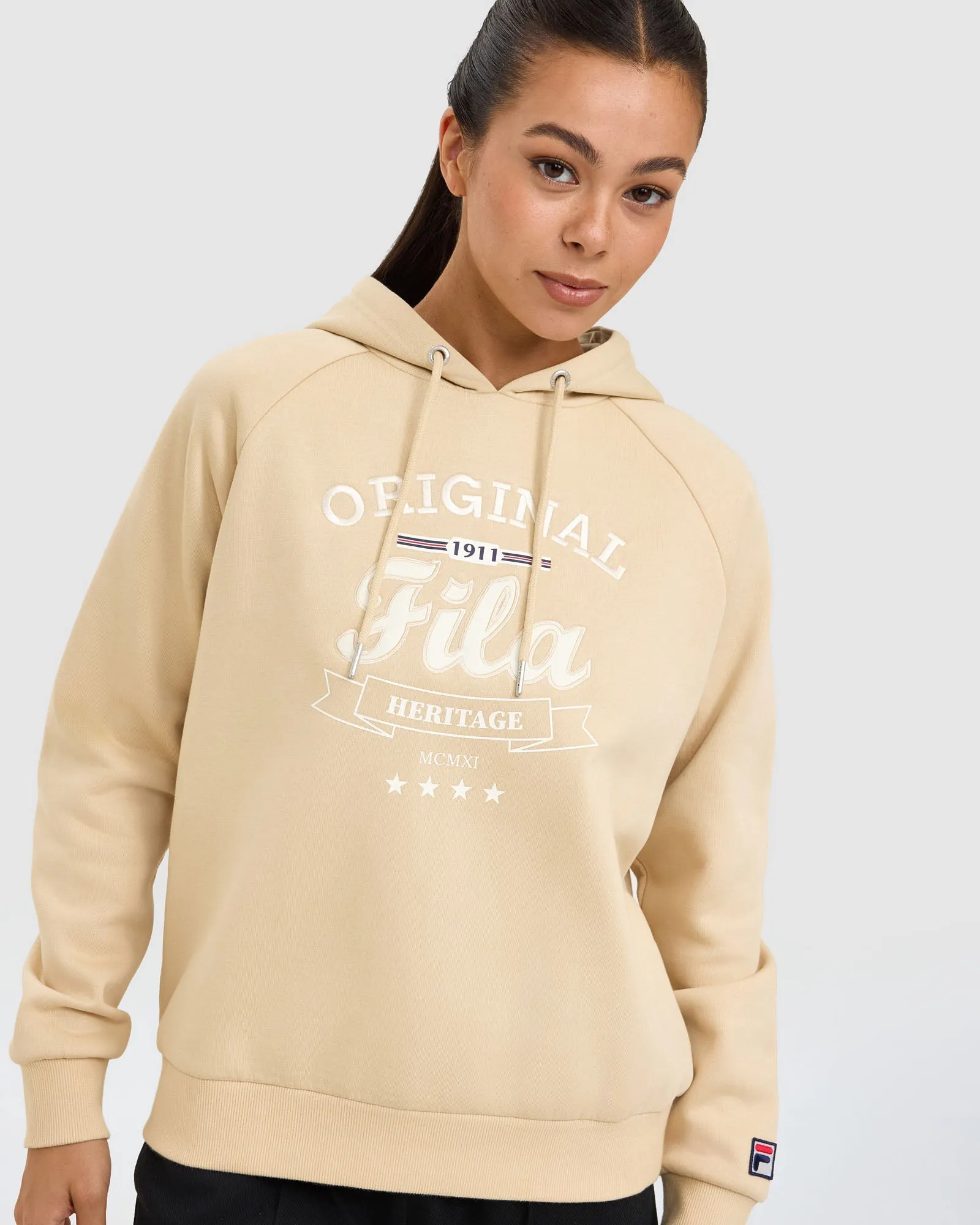 Fila Women's Madison Stone Hood Pullover Fashion Layers
