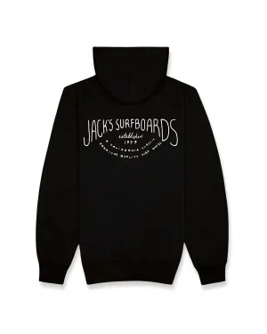 Street Layer Cozy Street Crescent Summer Series Pullover Hoodie - Black