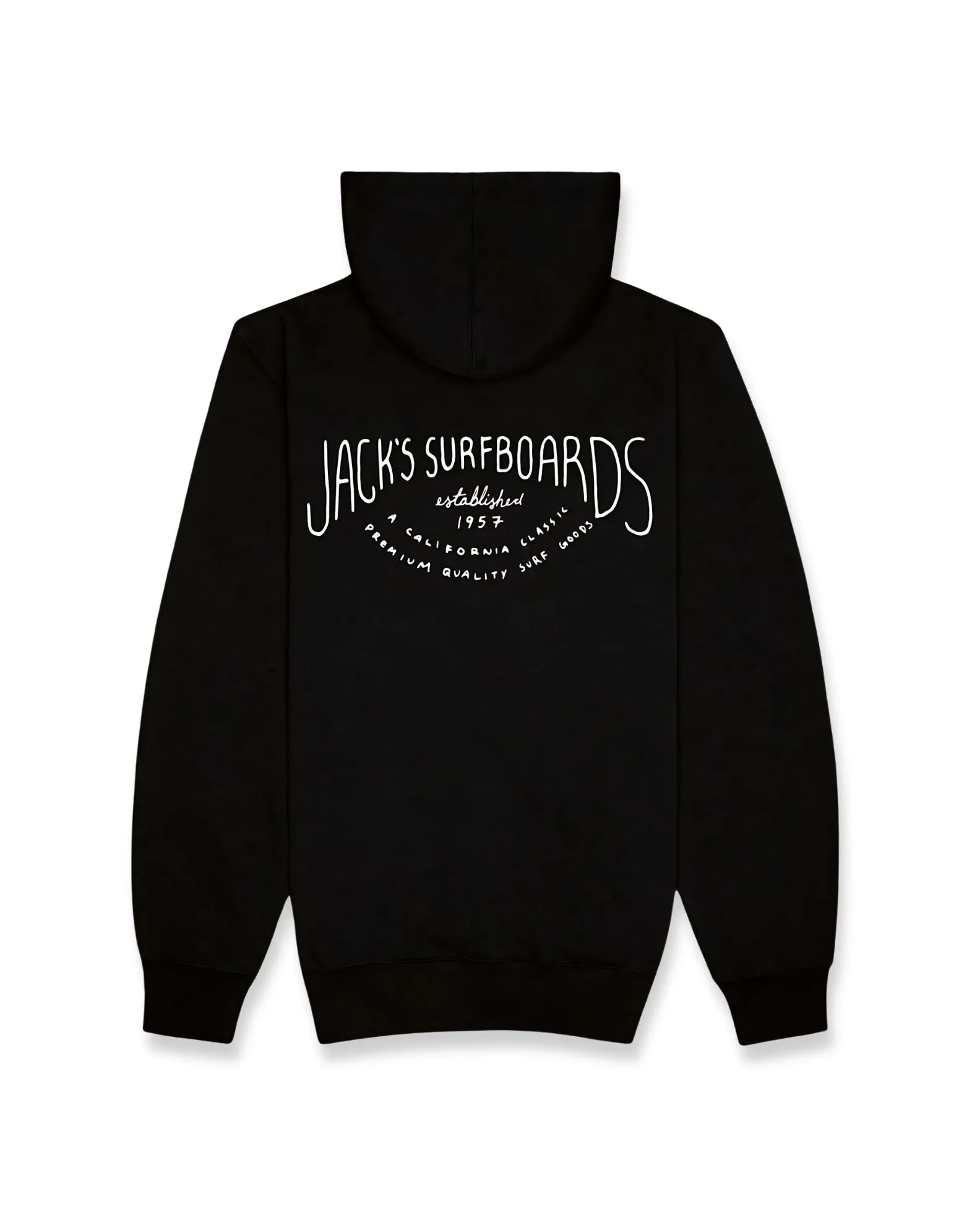 product party ready excitement Urban Fashion Crescent Summer Series Pullover Hoodie - Black