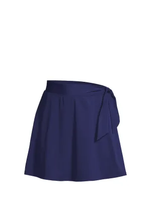 Thermal Regulating Layer Amy Swim Skirt Navy Satin