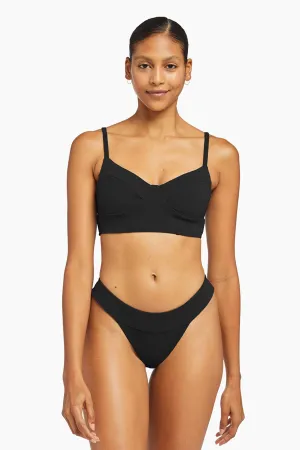Wrinkle Resistant Material Emmi Bottom - Black BioSculpt
