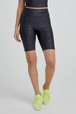 Simple Vibe Wear It To Heart Kurt High Waist Short - Tiger Emboss