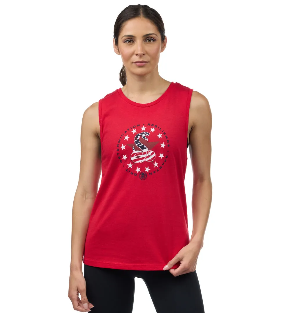 SPARTAN Stars & Stripes Tank - Women's QuickDryMaterial
