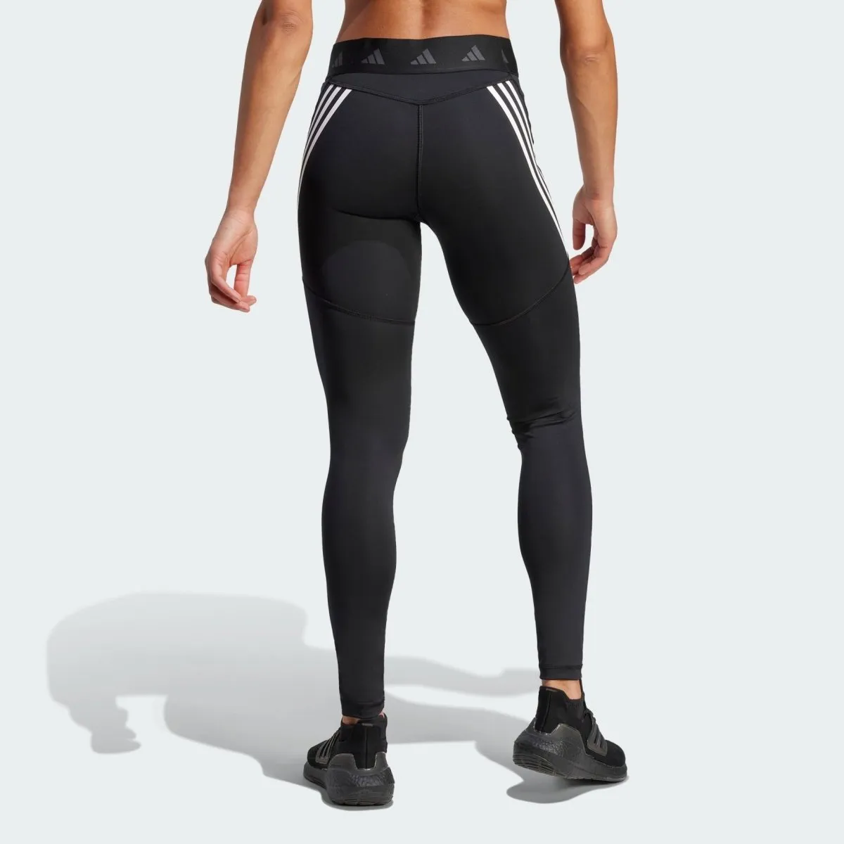 Adidas Women's Techfit Hyperglam Black Tights One-Piece Wear Warm Layers