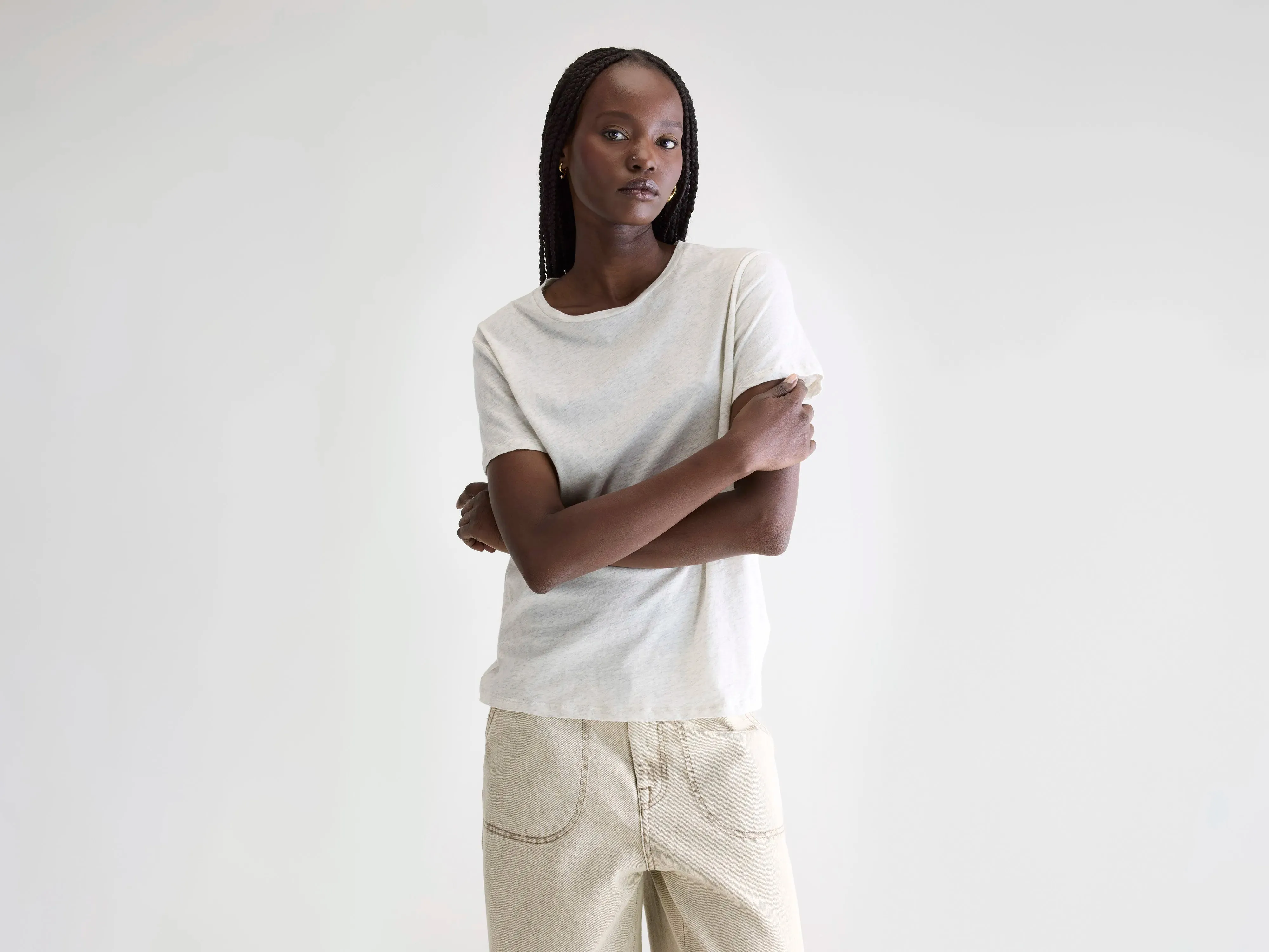 Comfy Design AntiPilling Covi short-sleeve t-shirt (252 / W / OYSTER)