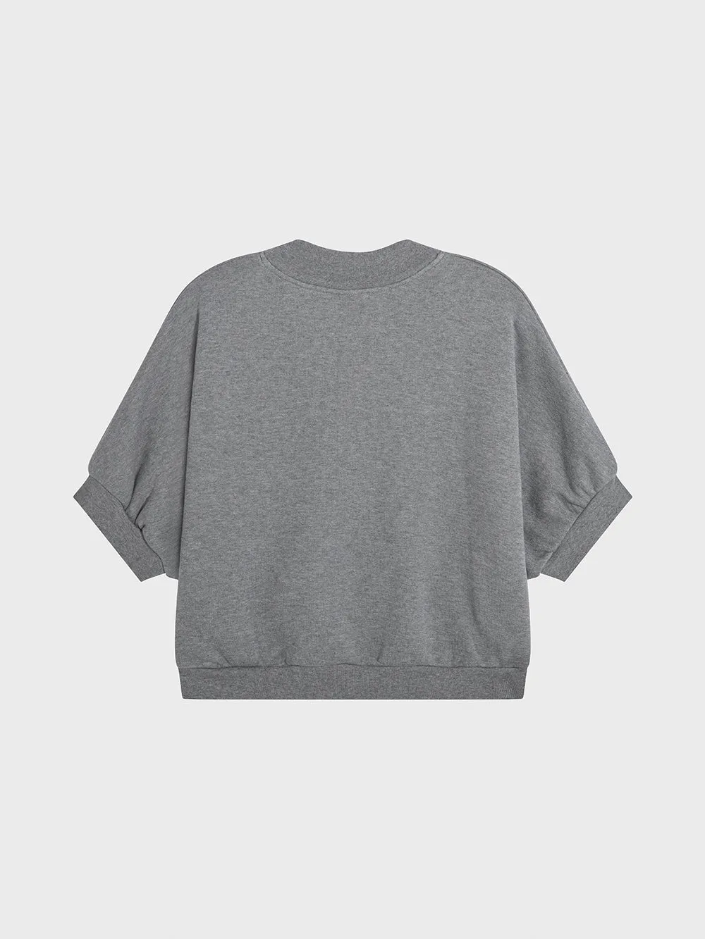 Comfy Apparel NIKE FLEECE CREW-NECK SHORT SLEEVE CARBON HEATHER