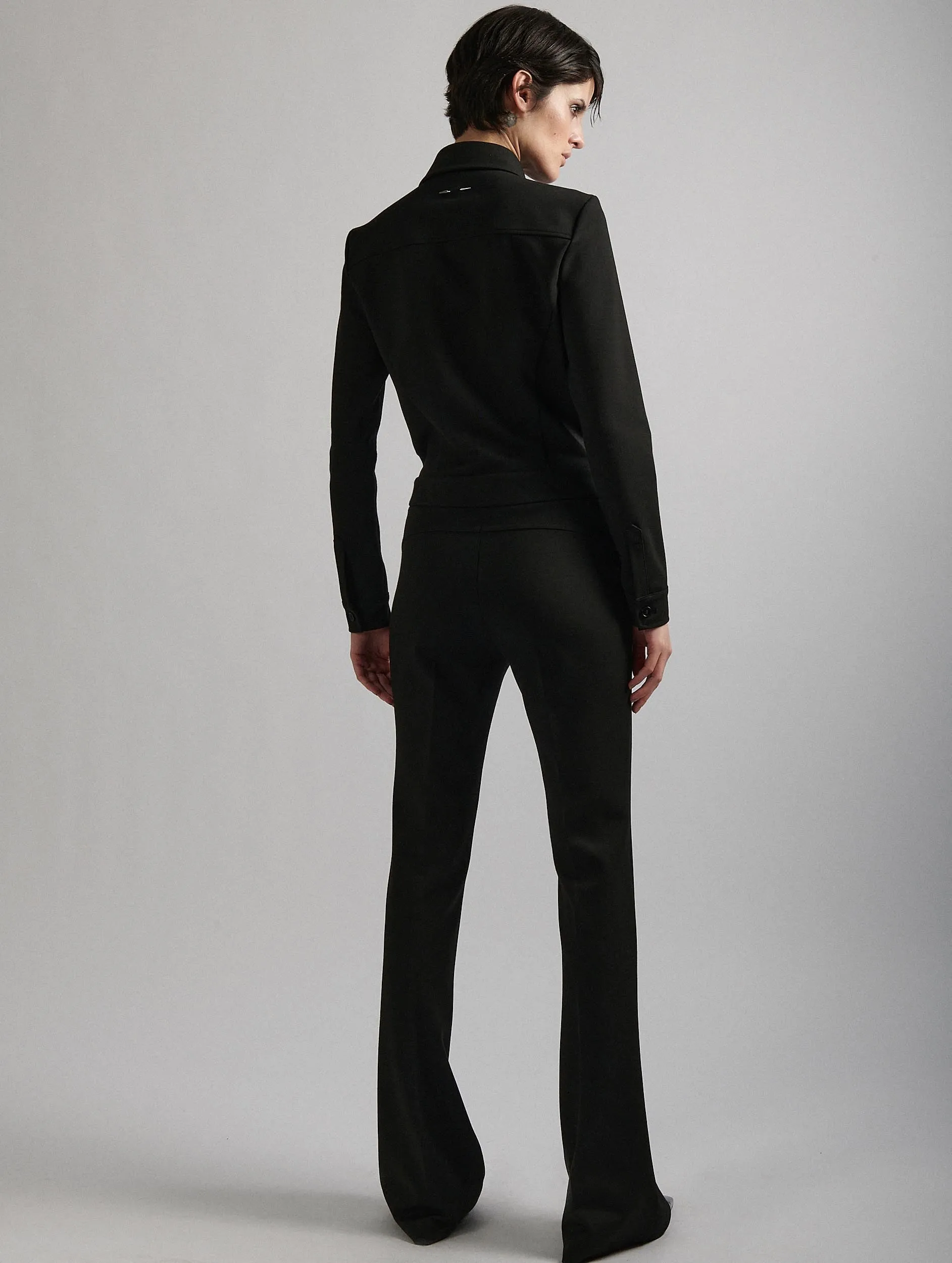 Black jumpsuit in milano jersey UVProtectionCoating Comfortable Movement