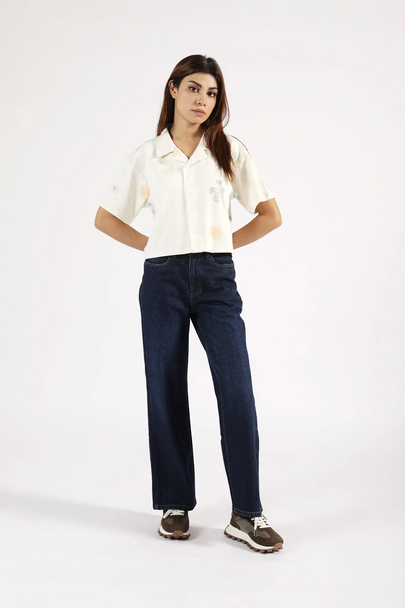 Wardrobe Essential GRAPHIC BOXY FIT TOP