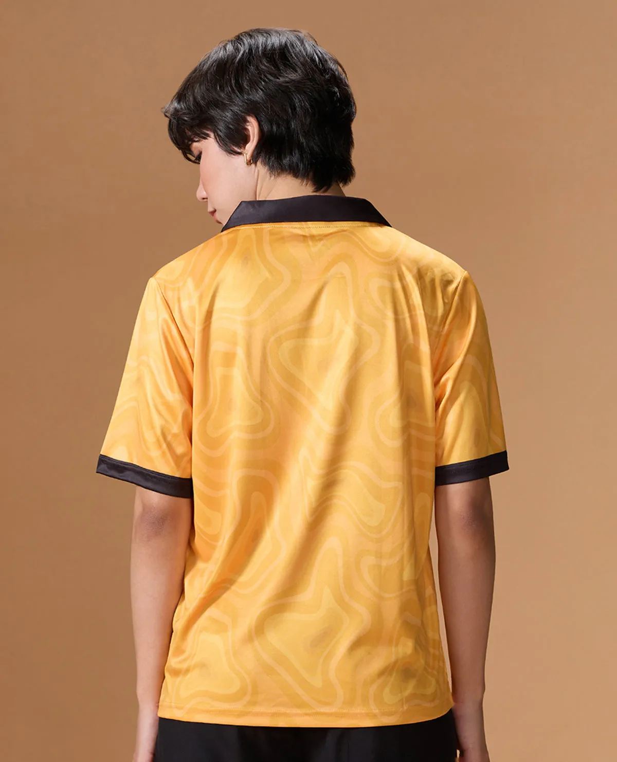Quick-Dry Jersey For Sports & Gym Yellow Daily Comfort Style