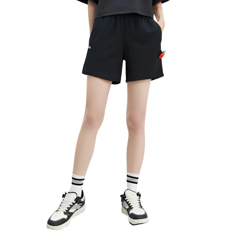ANTA Women's IP Sesame Street Lifestyle Knit Shorts Everyday Feel