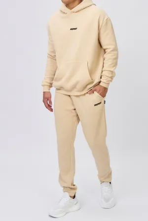 Insport Unisex Frankie Hood Stone Streetwear Basics Minimal Staple