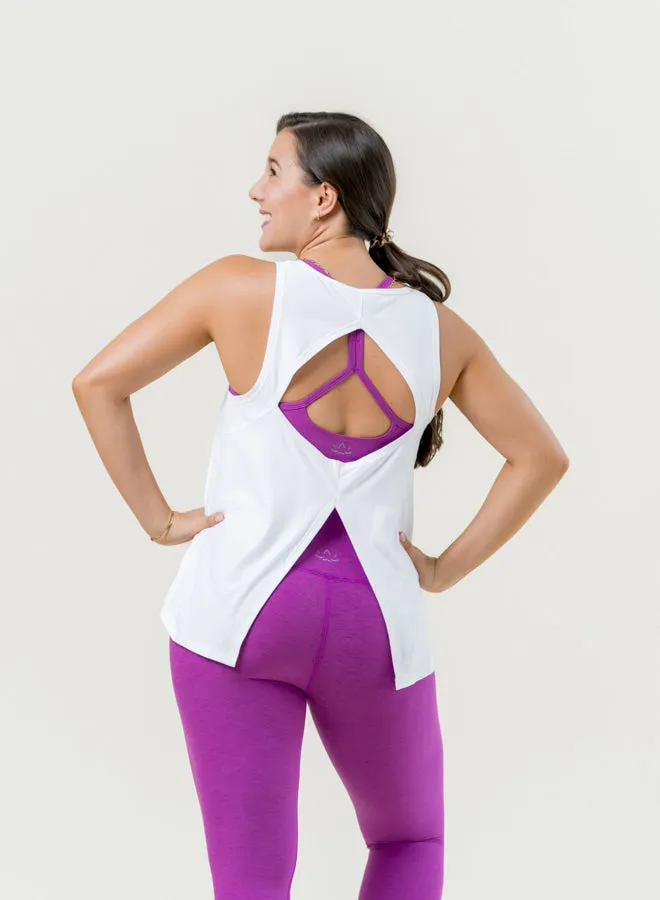 Statement Wear LightweightInsulation Featherweight Open Up Tank - Cloud White