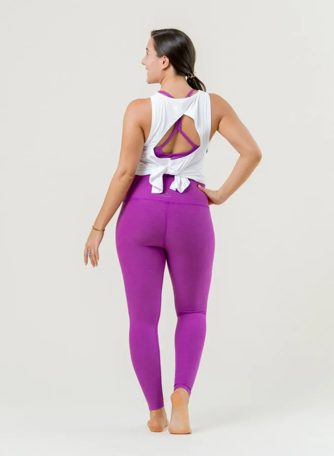 WearResistantHem Featherweight Open Up Tank - Cloud White