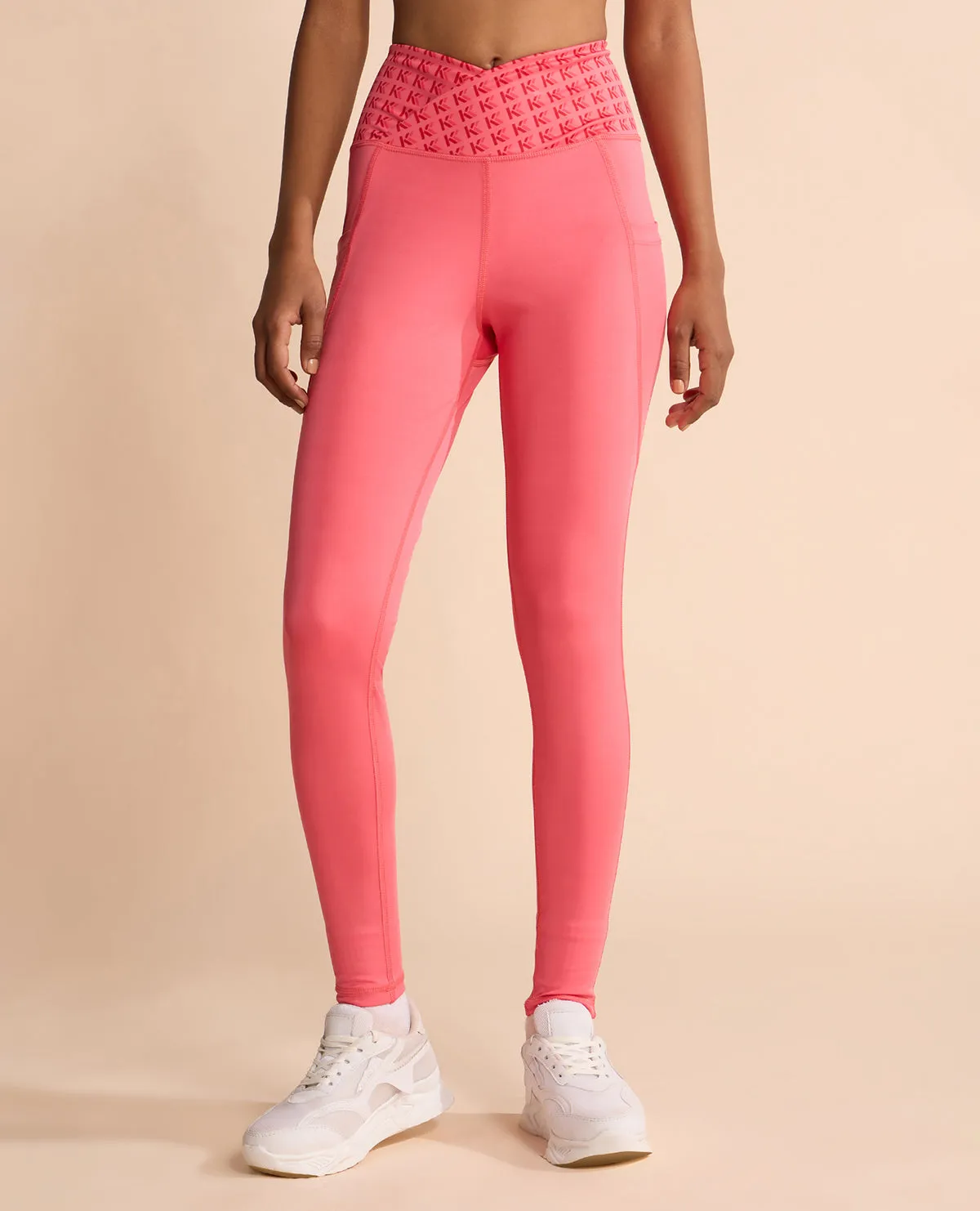 Women Cross Waist Mid Rise Leggings Apple Daily Comfort Performance Fit