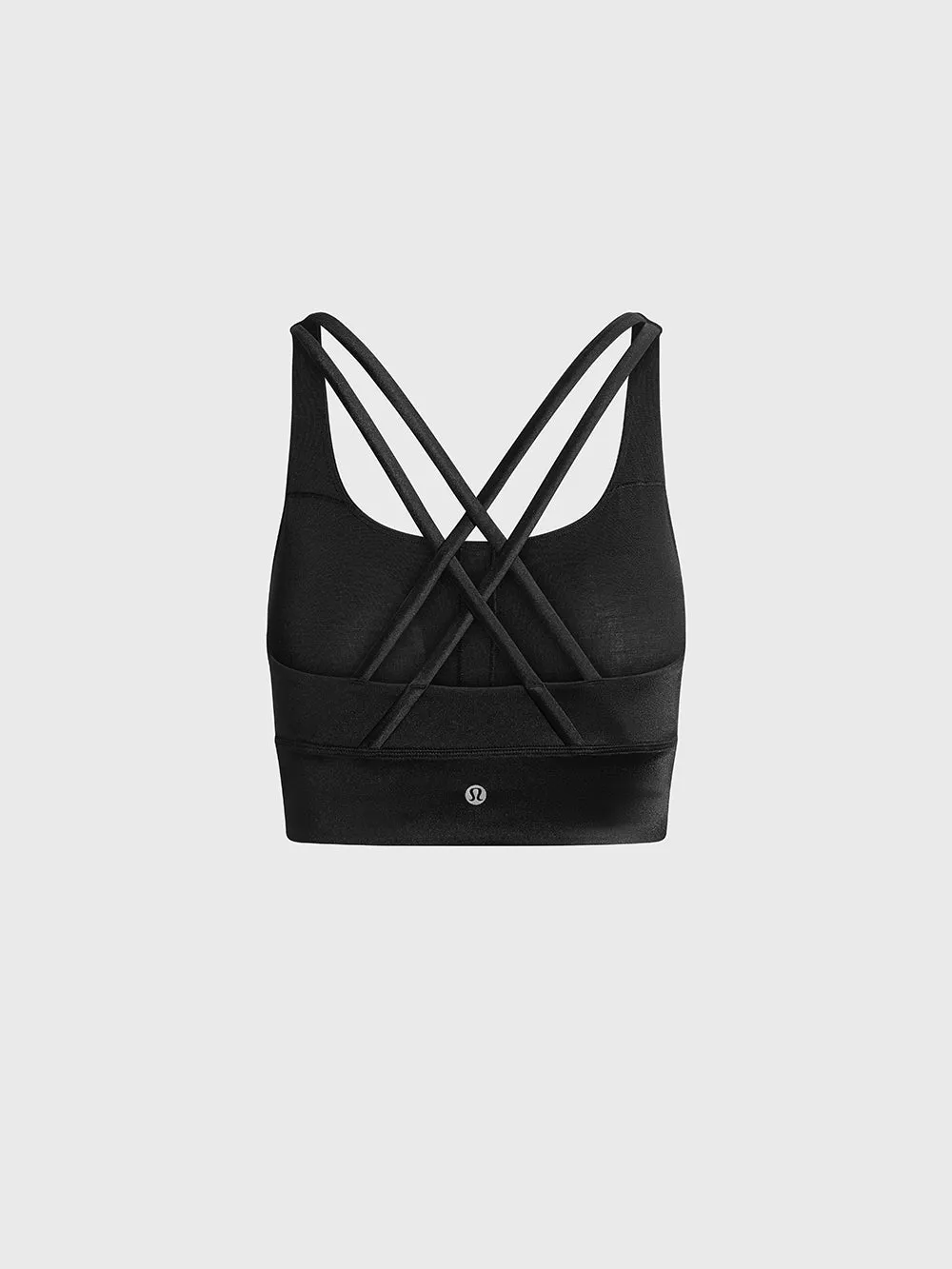 Water-resistant seams LULULEMON BLACK SHINE ENERGY LONGLINE BRA