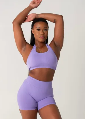 Lightweight Material Versatile Structure ULTIMATE SEAMLESS HALTER - LILAC