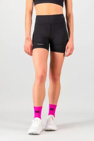 Speedflex Women's 4-Inch Short - Black skiing outfit