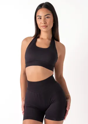 Blend CURVE HALTER BRA - BLACK