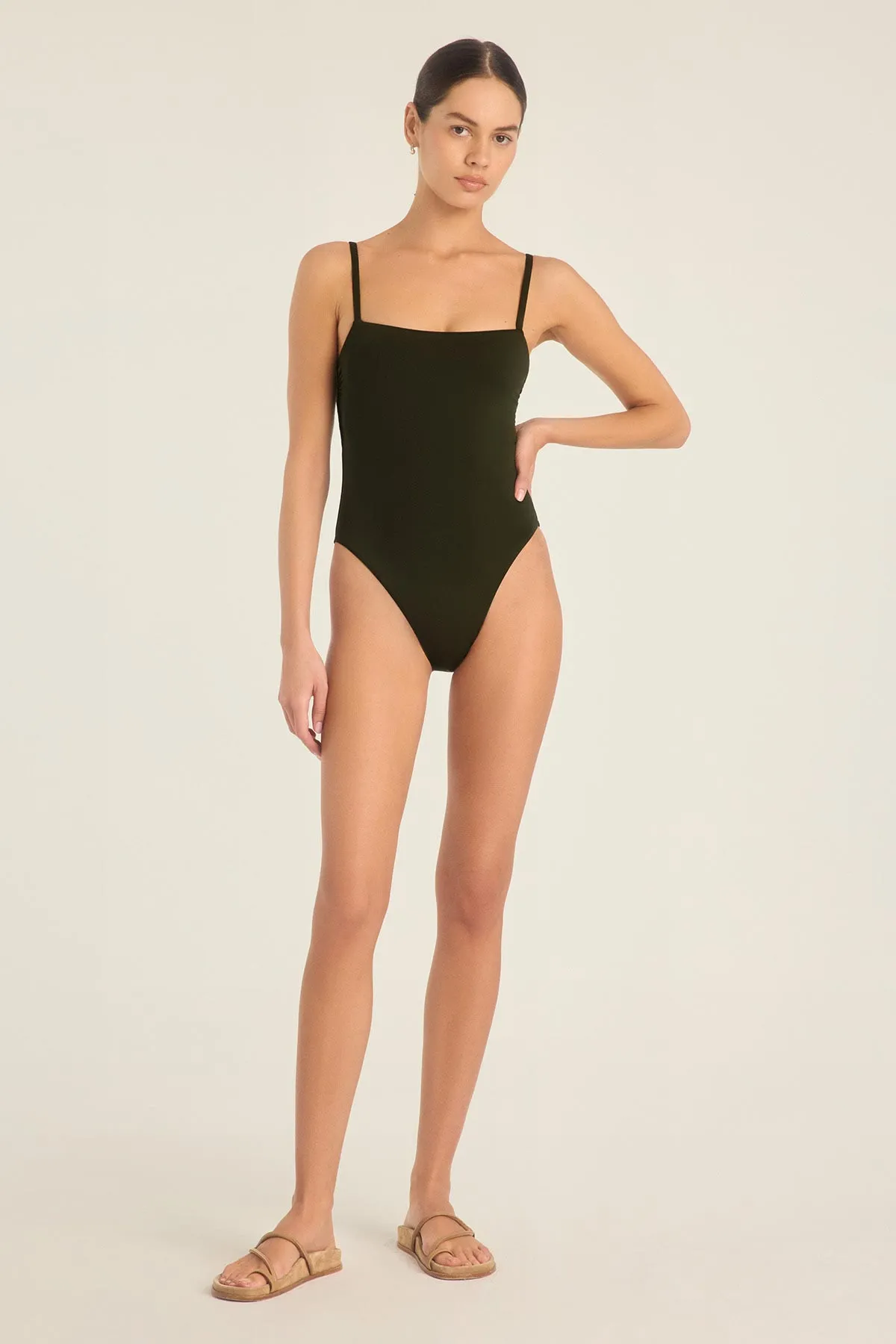 Jenna One Piece - Forest EcoLux Ultraviolet Protection Swim Adventure