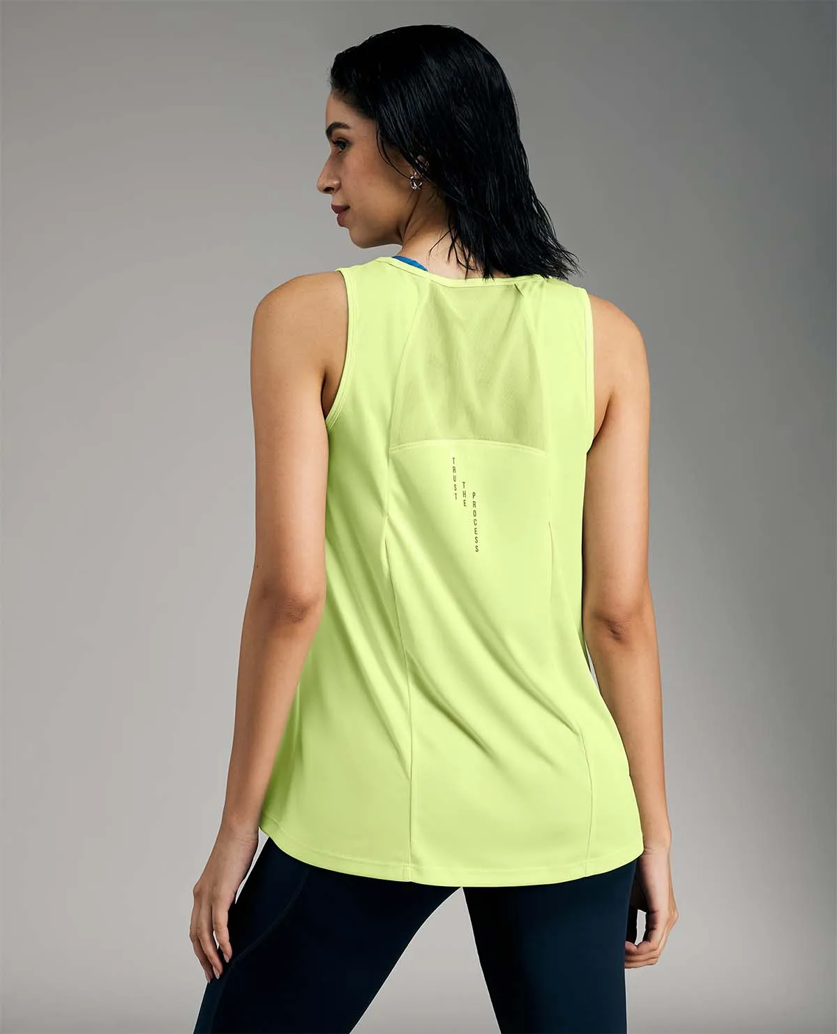 Feather Feel Tank Top Neon Travel Comfort Quick Release Moisture Control