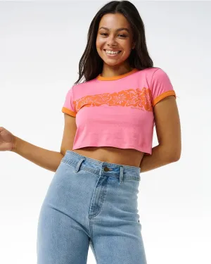Bohemian Hibiscus Heat Baby S/S T-Shirt