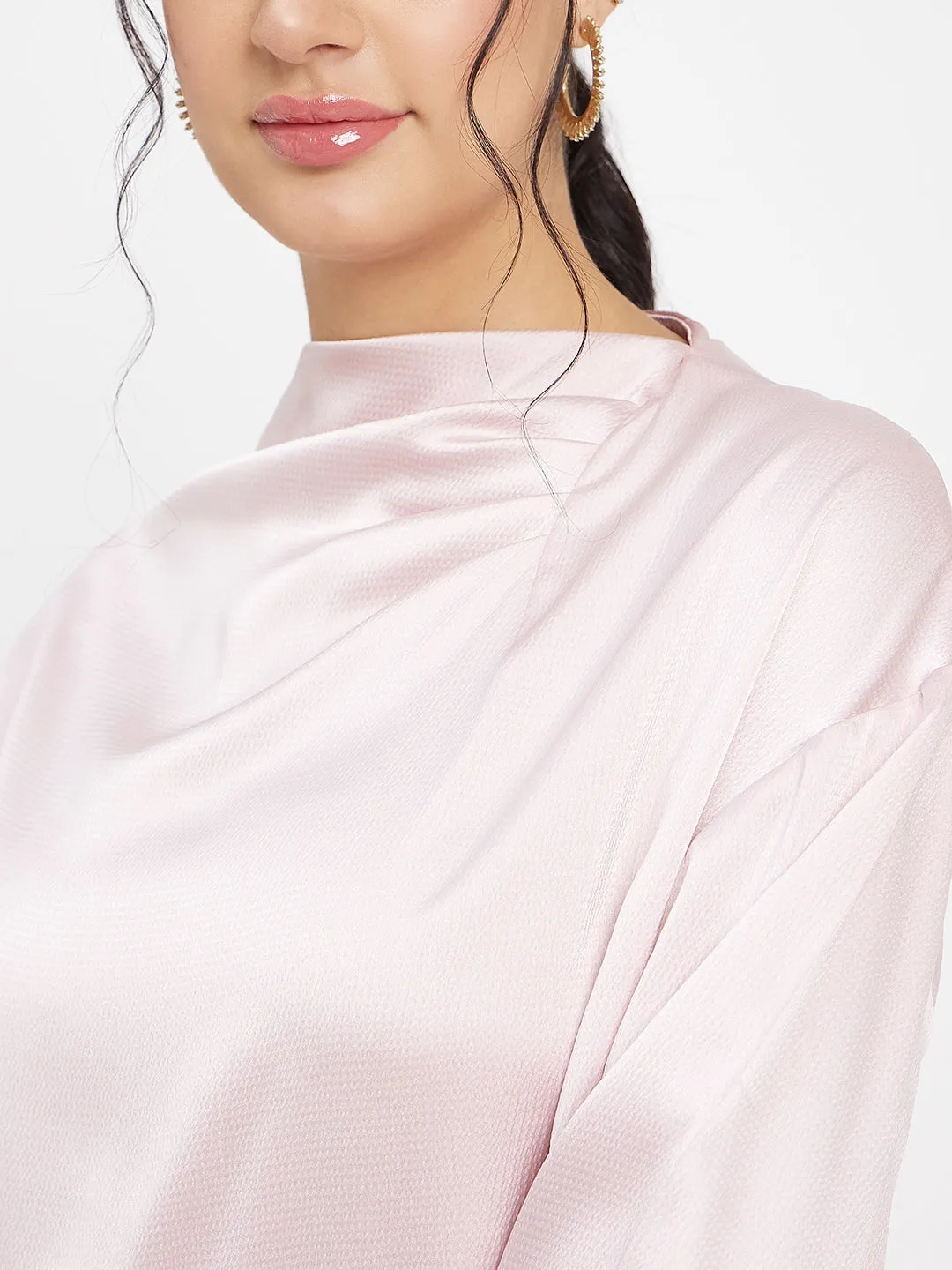Madame Solid Pink Top StaticResistantLining